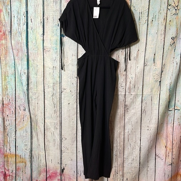 H&M Black Gauze Swim Cover-up NWT - Picture 3 of 4